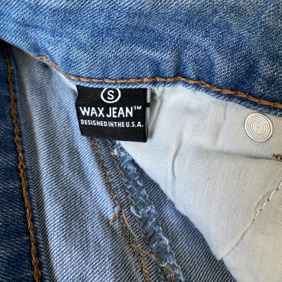 Fashion Nova Ripped Jean Mini Skirt - Picture 4 of 4